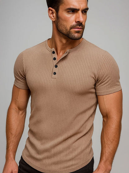 Siena - Men's Ultra Comfortable Henley Shirt