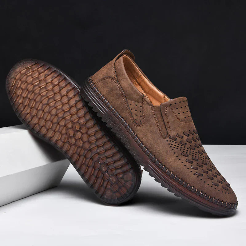 Oak - Ultra Comfortable Moccasin Loafers