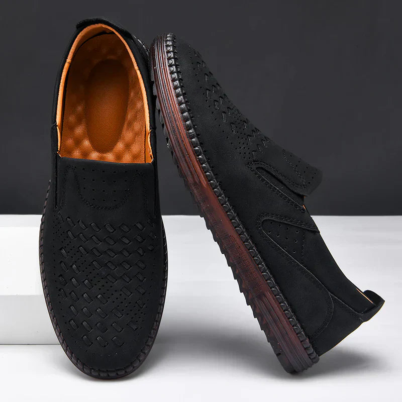 Oak - Ultra Comfortable Moccasin Loafers