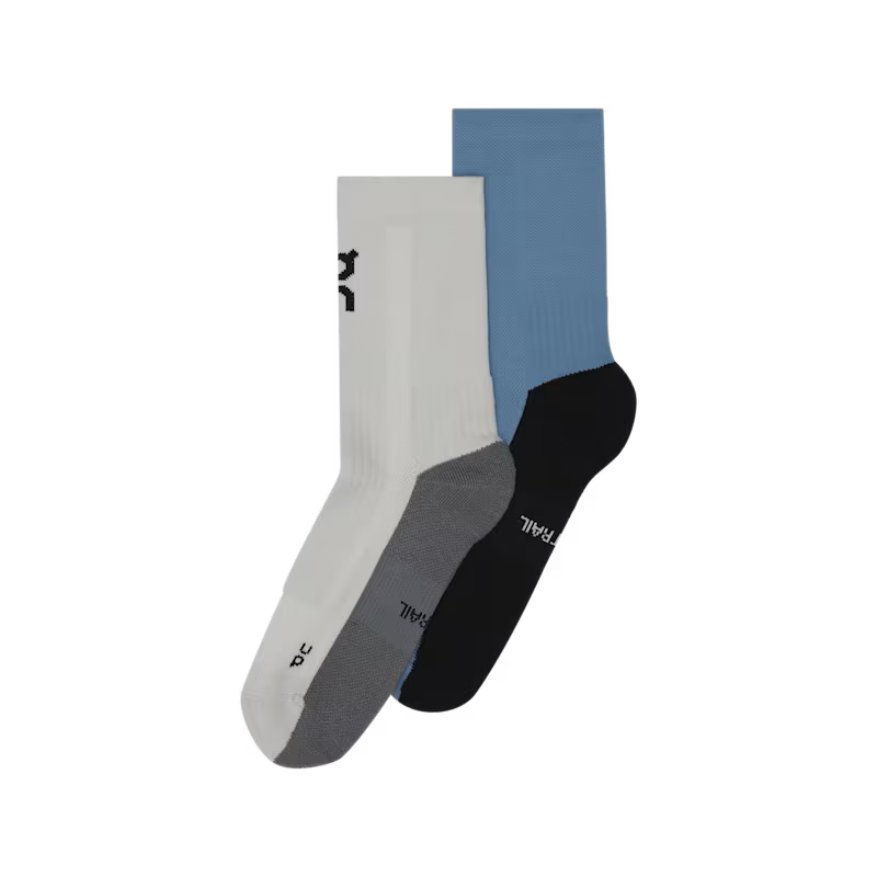 Trail Sock High 2P - Glacier | Dust