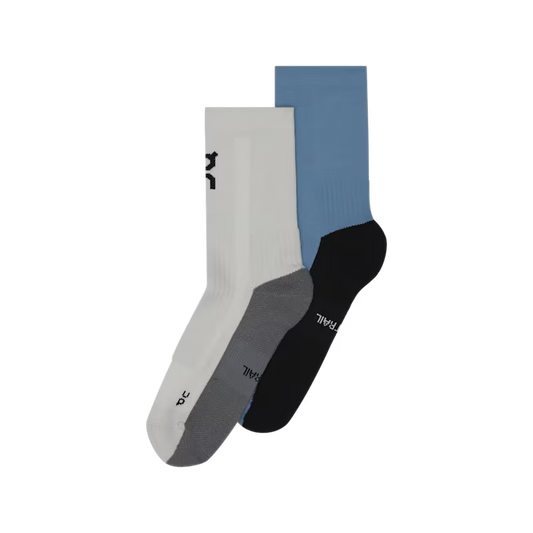 Trail Sock High 2P - Glacier | Dust
