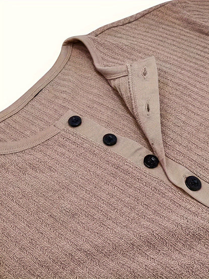 Siena - Men's Ultra Comfortable Henley Shirt